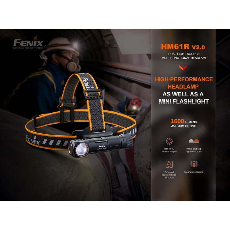 Fenix HM61R V2.0 Stirnlampe