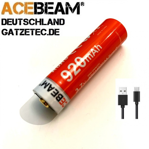 Acebeam 14500-920mAh Akkumulator neu