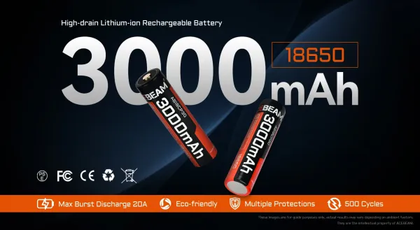ACEBEAM 18650-3100 von Gatzetec der ACEBEAM Deutschland Importeur