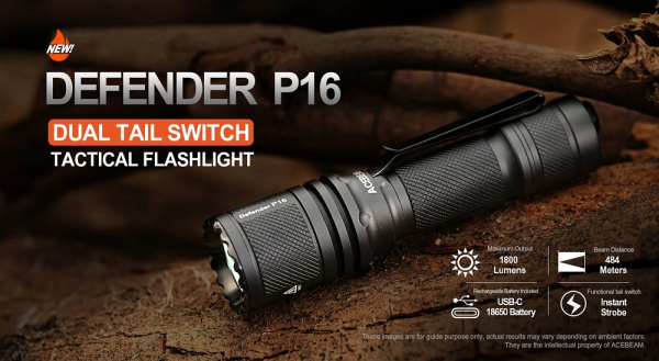 ACEBEAM P16 gatzetec Taschenlampe