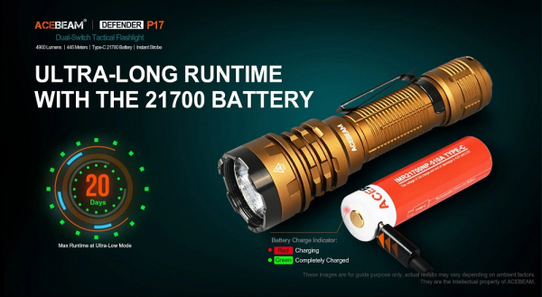 ACEBEAM-Defender-P17-sand-taktische-LED-Taschenlampe-Gatzetec  Zubehör