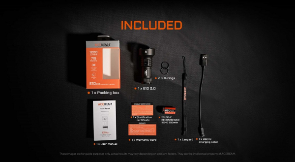 ACEBEAM E10 2.0 Taschenlampe Zubehör