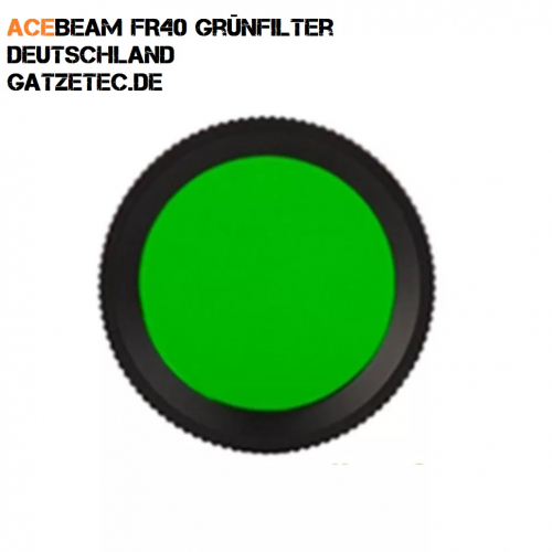 ACEBEAM FR40 Grünfilter