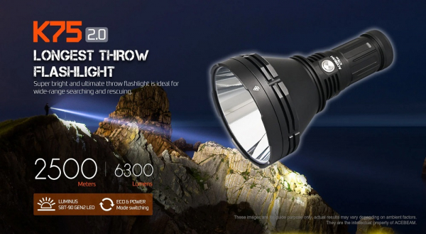 AceBeam K75 Akku