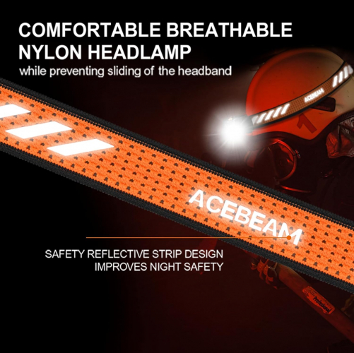 ACEBEAM Stirnband H30 Reflektor