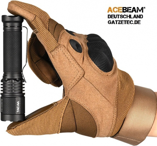 ACEBEAM-TAC-AA Taschenlampe bei ACEBEAM Deutschland Gatzetec.de schwarz