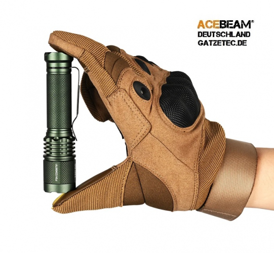 ACEBEAM-TAC-AA Taschenlampe bei ACEBEAM Deutschland Gatzetec.de grün