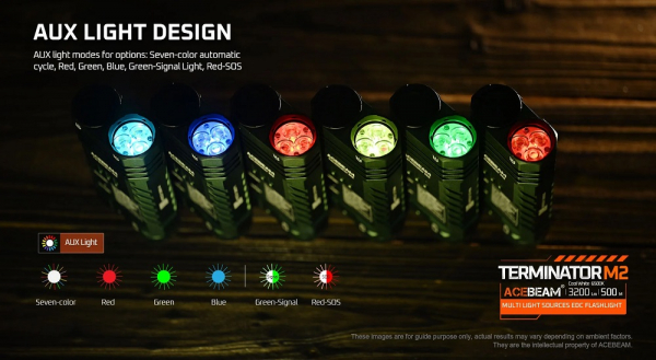 ACEBEAM TERMINATOR M2 Taschenlampe red light