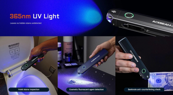 ACEBEAM UC20 Multi 3in1 UV Licht 365nm