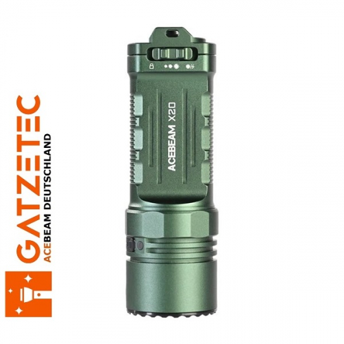 ACEBEAM X20 Grün Taschenlampe bei Gatzetec