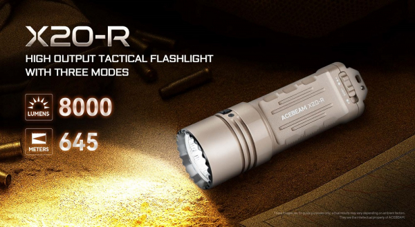 ACEBEAM X20R Taschenlampe bei Gatzetec neu