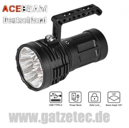 ACEBEAM X50 Gatzetec Taschenlampe Griff