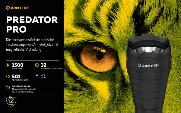 ARMYTEK-Predator_Pro_Magnet_USB  neu
