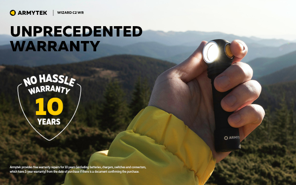 ARMYTEK WIZARD C2 WR Magnet USB Stirnlampe