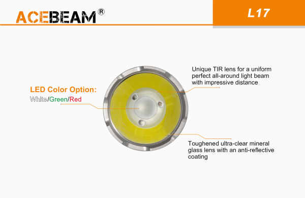 Acebeam L17 Linse
