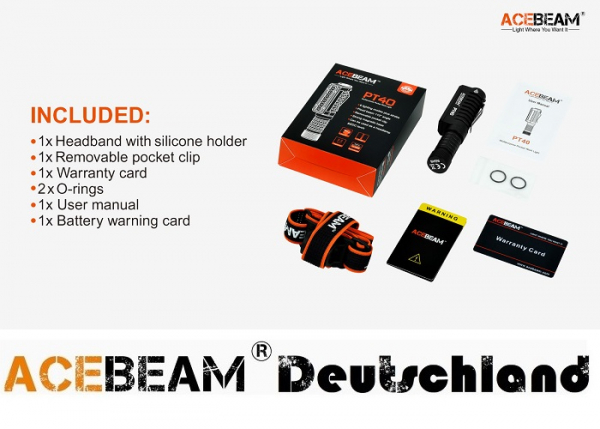 Acebeam PT40 zubehör