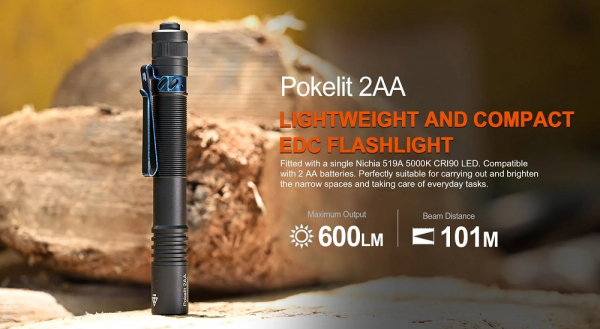 Acebeam-Pokelit-2AA-Taschenlampe-bei-Gatzetec NICHIA LED
