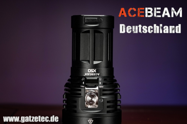 ACEBEAM X50 Gatzetec Taschenlampe Head