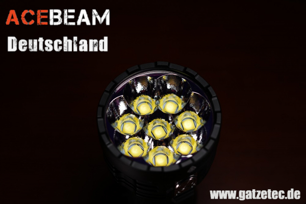 ACEBEAM X50 Gatzetec Taschenlampe LEDs