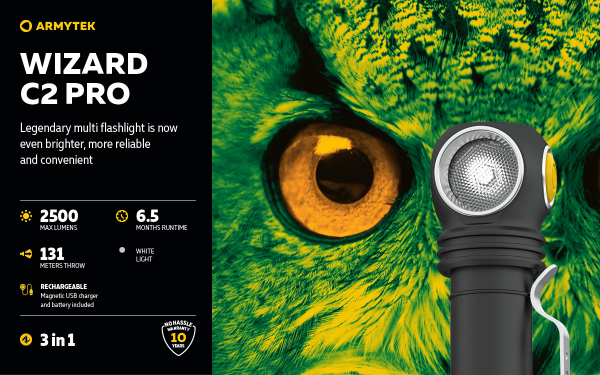 Armytek Wizard C2 Pro CREE XHP 50.2