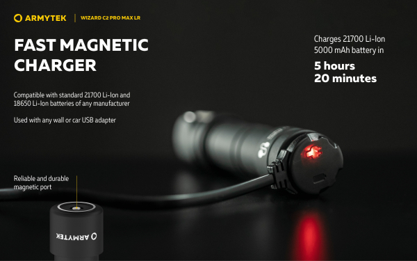 Armytek Wizard C2 Pro MAX LR Magnet