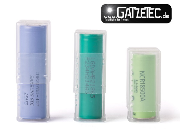 Gatzetec 1 Stück Schutzbox 21700, 18650