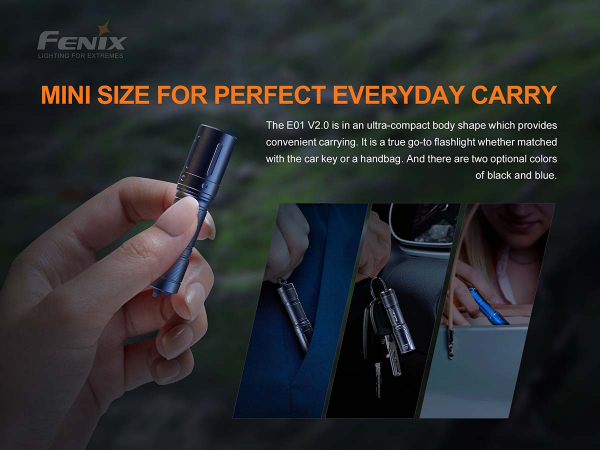 Fenix E01 V2.0 Taschenlampe