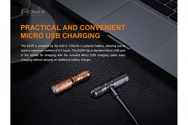 Fenix E02R LED Taschenlampe