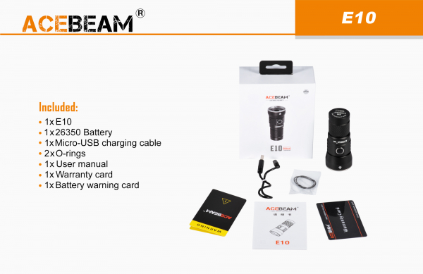 AceBeam e10 zubehör