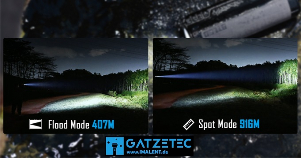 IMALENT BTL50 digital Zoomtaschenlampe