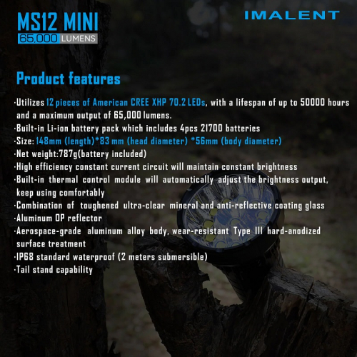 Imalent MS12mini Bedienung