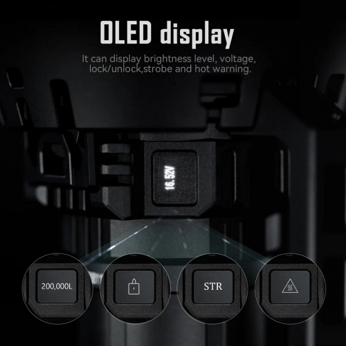 IMALENT-MS32-Taschenlampe Display