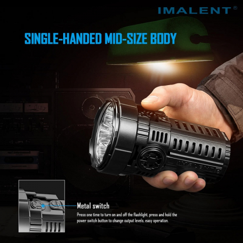 IMALENT RS50 Taschenlampe Gatzetec Helligkeit
