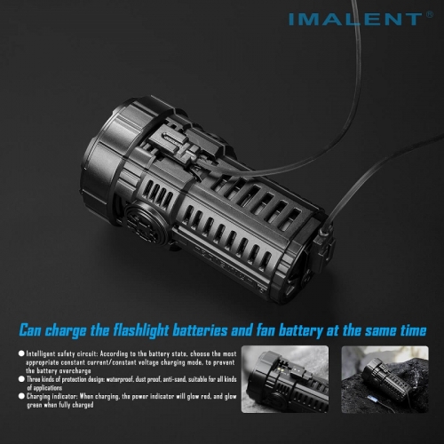 IMALENT RS50 Taschenlampe Gatzetec magnetisches Ladekabel