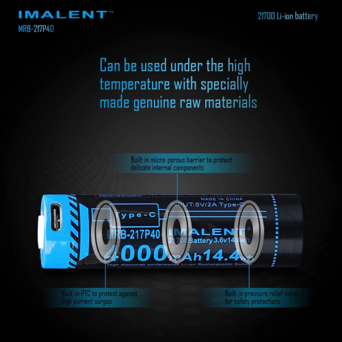 Imalent MRB217P40 Akku Highdrain