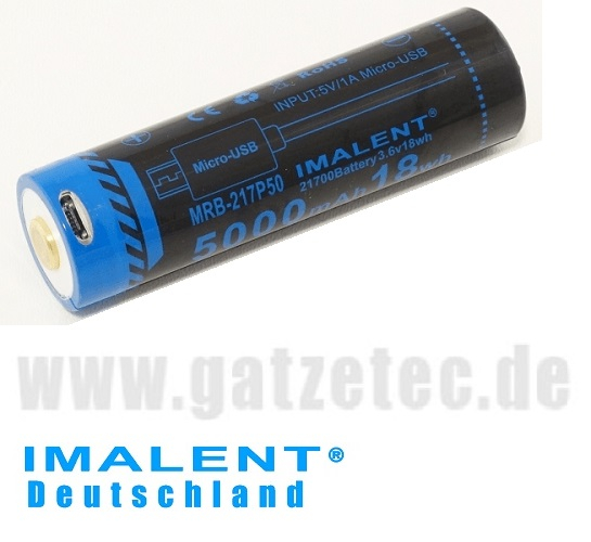 Imalent-21700-5000mAh Akku