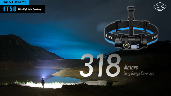 Imalent HT50 Headlamp hohe Reichweite