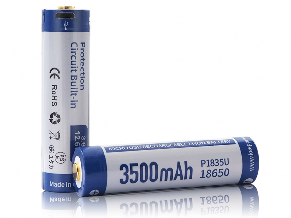 Keeppower-18650-3500 USB NEU