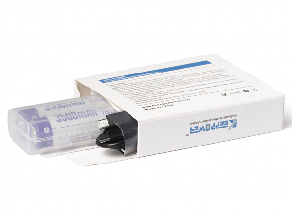 Keeppower-18650-3500 USB-C Anschluss
