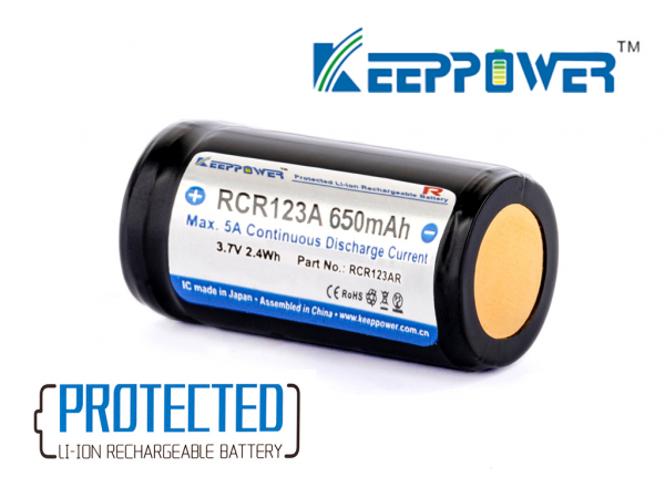 Keeppower-RCR123AR neu
