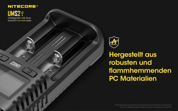 Nitecore UMS2 Ladegerät