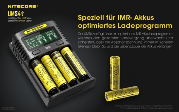 Nitecore UMS4 Charger