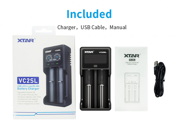 XTAR VC2SL Ladegerät neu bei Gatzetec Zubehör