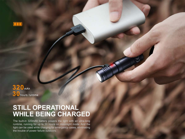 Fenix E05R Taschenlampe mit LI-Polymerakku