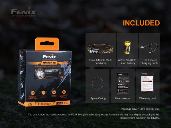 Fenix HM50R V2.0 Zubehör