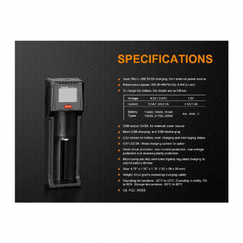 FENIX ARE D1 Ladegerät neu