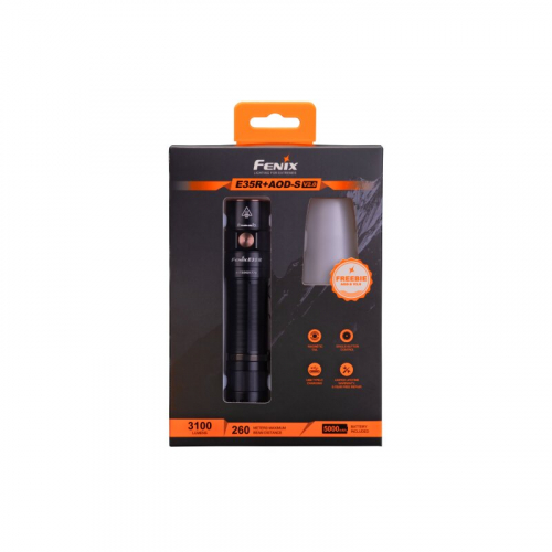Fenix E35R Taschenlampe Leistung
