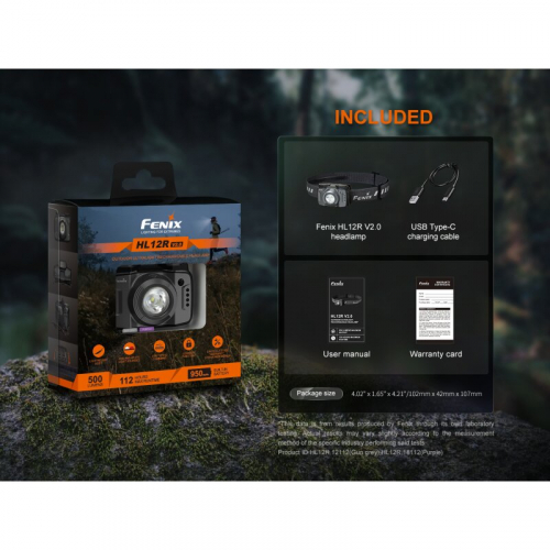 Fenix HL12R V2.0 Stirnlampe zubehör