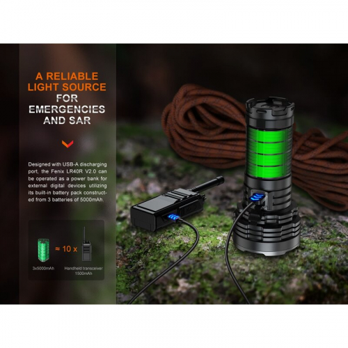 Fenix LR40R V2.0 LED Taschenlampe