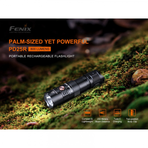 Fenix PD25R LED Taschenlampe Gatzetec hell